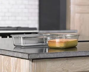 Форма для выпечки Inconnu 500° 012137 прозрачная стеклянная 31 x 12.6 x 7 см 1.7 л synthetic.ua - Фото 1