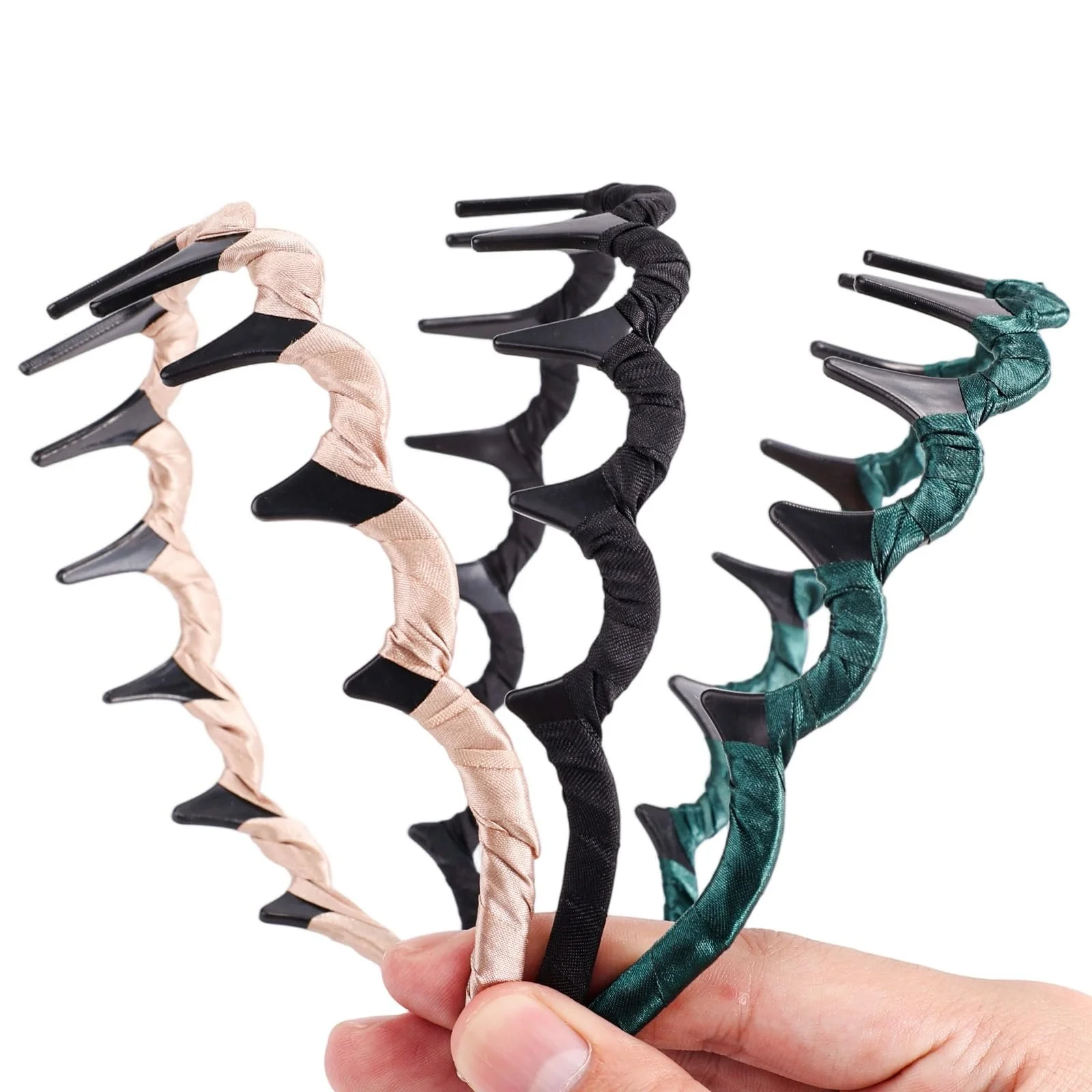 Набор обручей 3шт. Атласный, фото №1