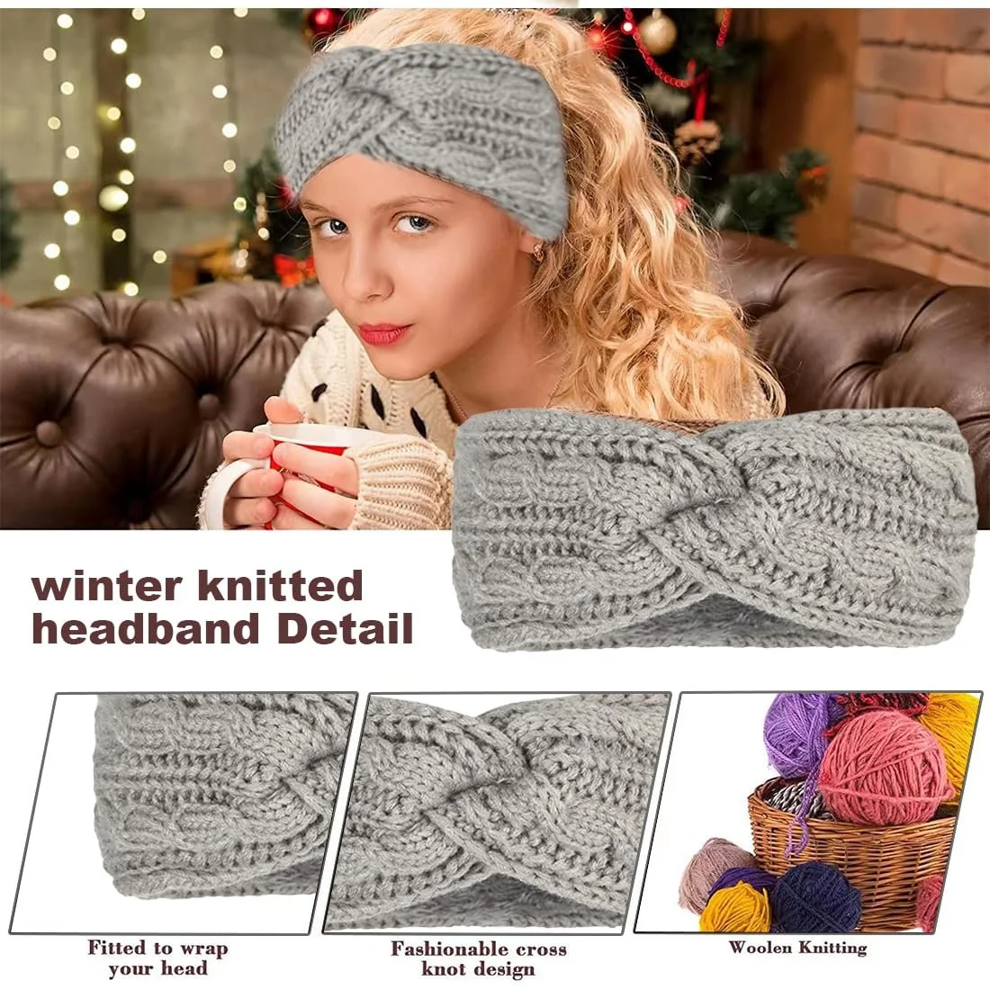 Пов'язка на голову Зимова, фото №4