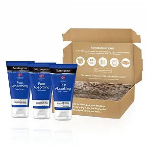 Крем для рук Neutrogena Norwegian Formula Fast Absorbing Легкий, быстро впитывающийся для сухой кожи рук, 3 x 75 мл - Фото 1