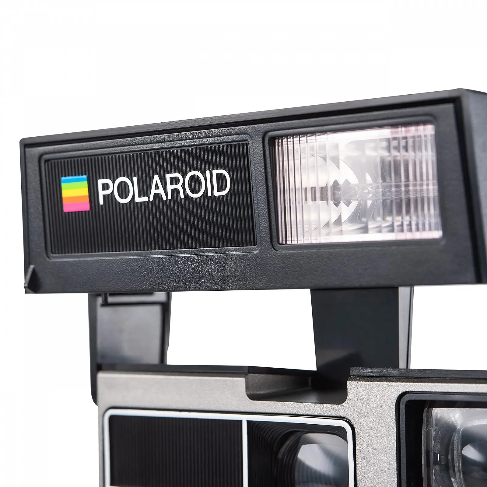 Фотокамера мгновенной печати Polaroid 600 630 SL Light Mixer Silver with Rainbow Stripes, фото №5