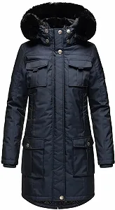 Женская зимняя куртка Navahoo Парка B845 с подкладкой из искусственного меха synthetic.ua - Фото 1