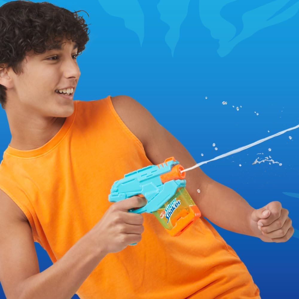 Водяний пістолет Nerf Super Soaker Mini Dunk-Fill, 100 мл, фото №10