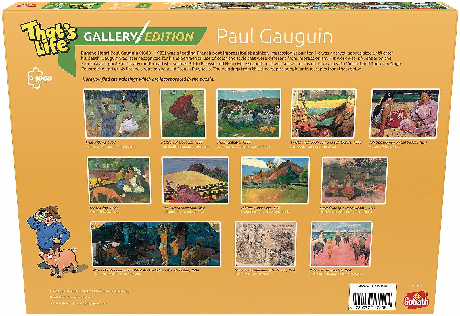 Пазл Goliath That's Life Gallery Edition Paul Gauguin 1000 деталей, фото №1