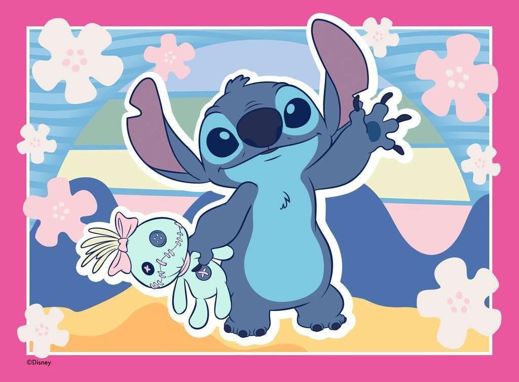 Детский пазл Ravensburger Speedy Puzzle Disney Stitch 4 x 35 деталей, фото №3