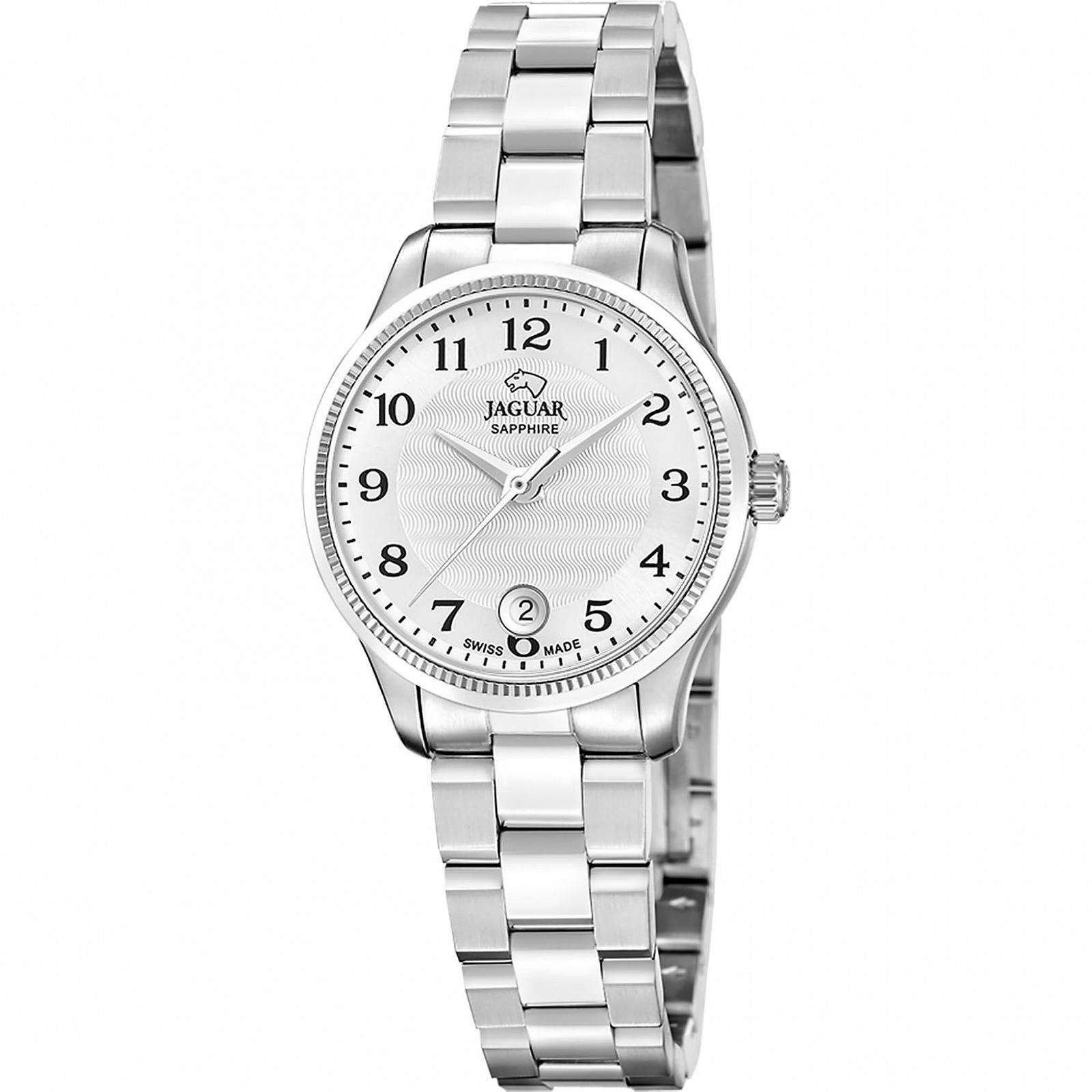 Жіночий годинник JAGUAR Acamar J1045/1 сріблястий, корпус з нержавіючої сталі, сріблястий браслет з нержавіючої сталі, фото №1