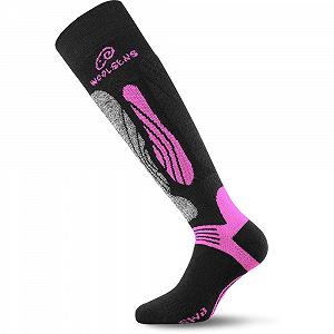 Носки Lasting SWI 9040 Black/Pink S (1054-002.003.2912) - Фото 1