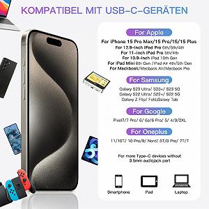 Наушники USB C для iPhone 15 Pro Max [MFi Сертифицированные] Внутриканальные с кабелем USB C с микрофоном/контролем громкости/HiFi стерео для iPad Pro/Samsung Galaxy S24 synthetic.ua - Фото 1
