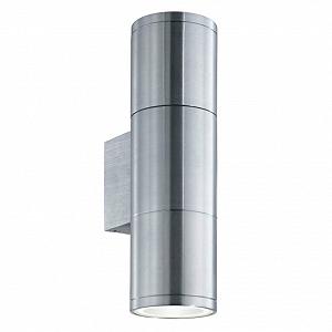 Уличный настенный светильник Ideal Lux Gun AP2 Small Alluminio id033013 - Фото 1
