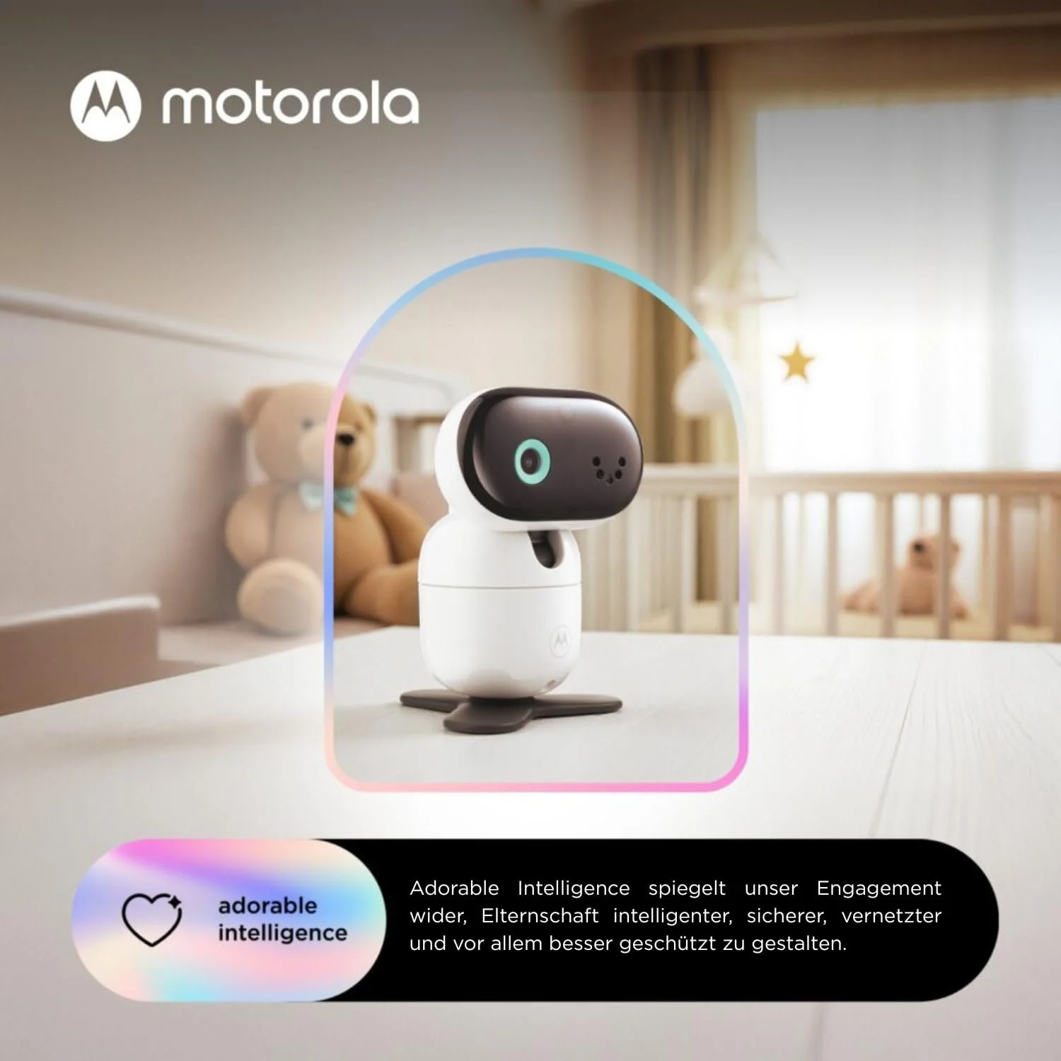 Відеоняня Motorola Nursery PIP1710 Connect WiFi 5" HD Touch Screen Night Vision, фото №2