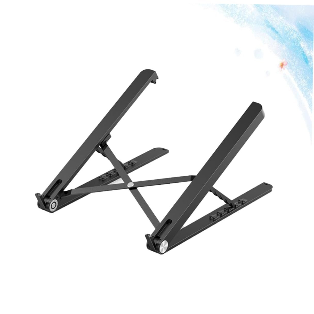 Регулируемая складная подставка для ноутбука из прочного материала Портативный держатель для ноутбука для поднятия на столе Легкая мобильная компьютерная стойка для офиса дома и в дороге, фото №6