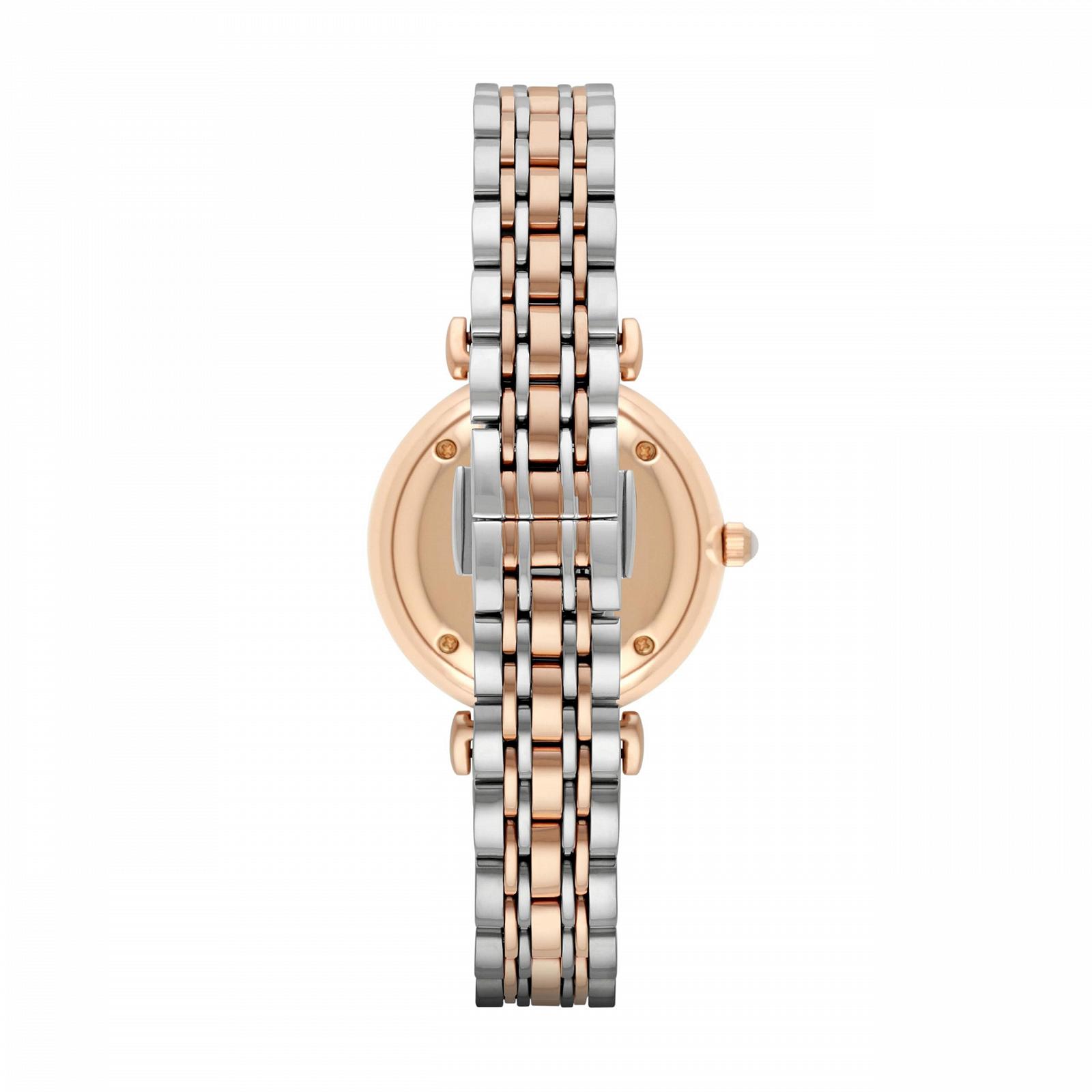 Женские часы EMPORIO ARMANI, 32 мм, кварцевый механизм с двухцветным браслетом из нержавеющей стали, фото №4