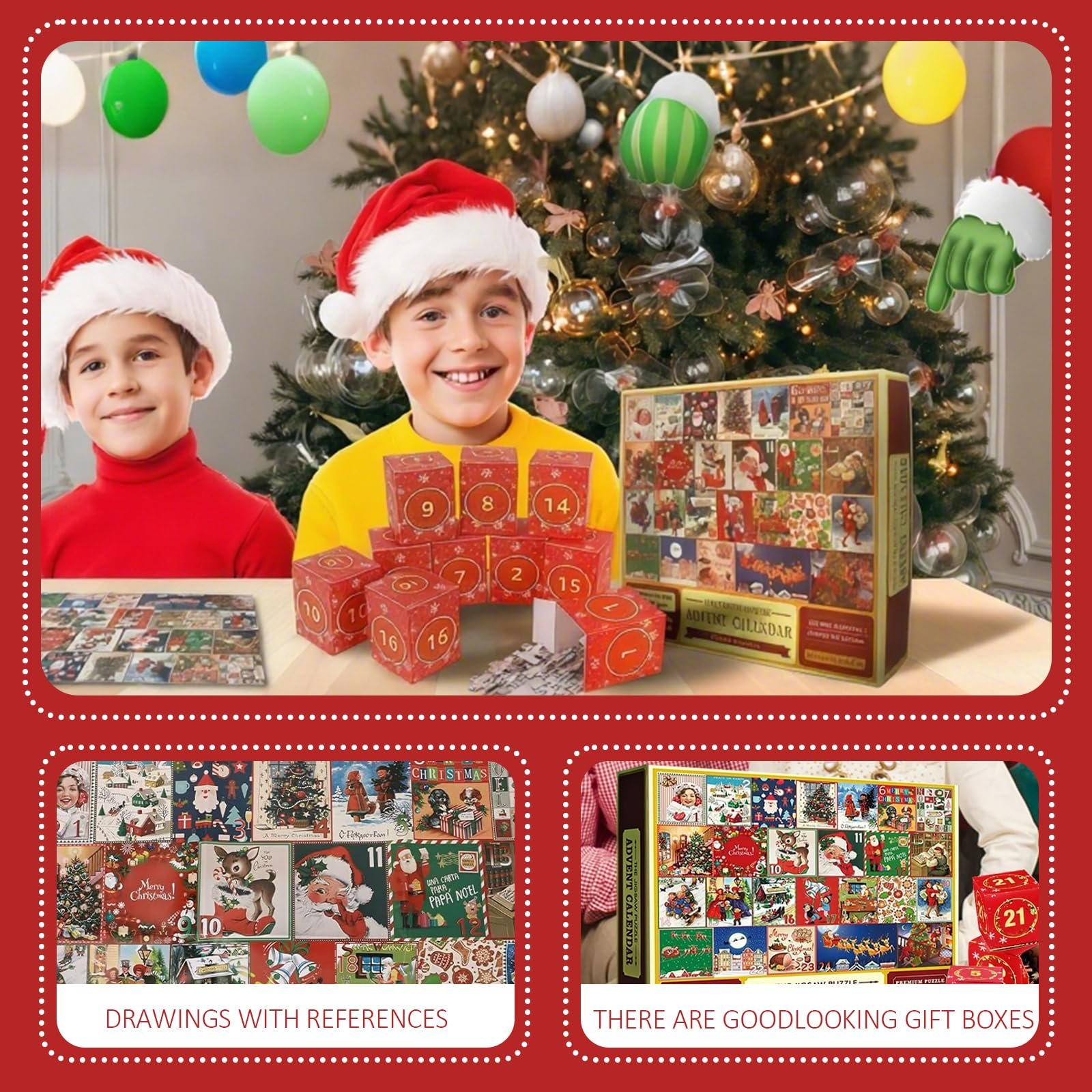 Пазл ChaneeHann Рождественский 25 тем 1000 деталей 68 x 48 см, фото №6