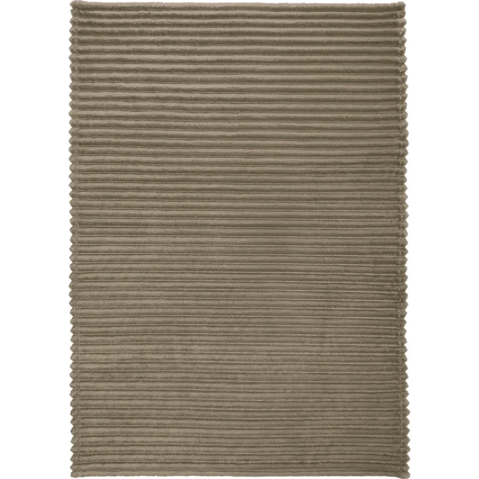 Флисовое одеяло Erwin Müller Aosta вельветовое Taupe размер 150 x 200 см, 2 шт, фото №2