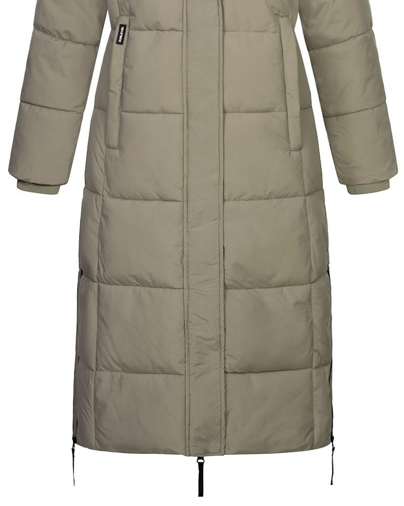 Жіноче стьобане пальто Sublevel LSL-492, зимове з капюшоном, фото №4