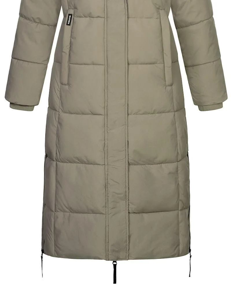 Жіноче стьобане пальто Sublevel LSL-492, зимове з капюшоном, фото №4