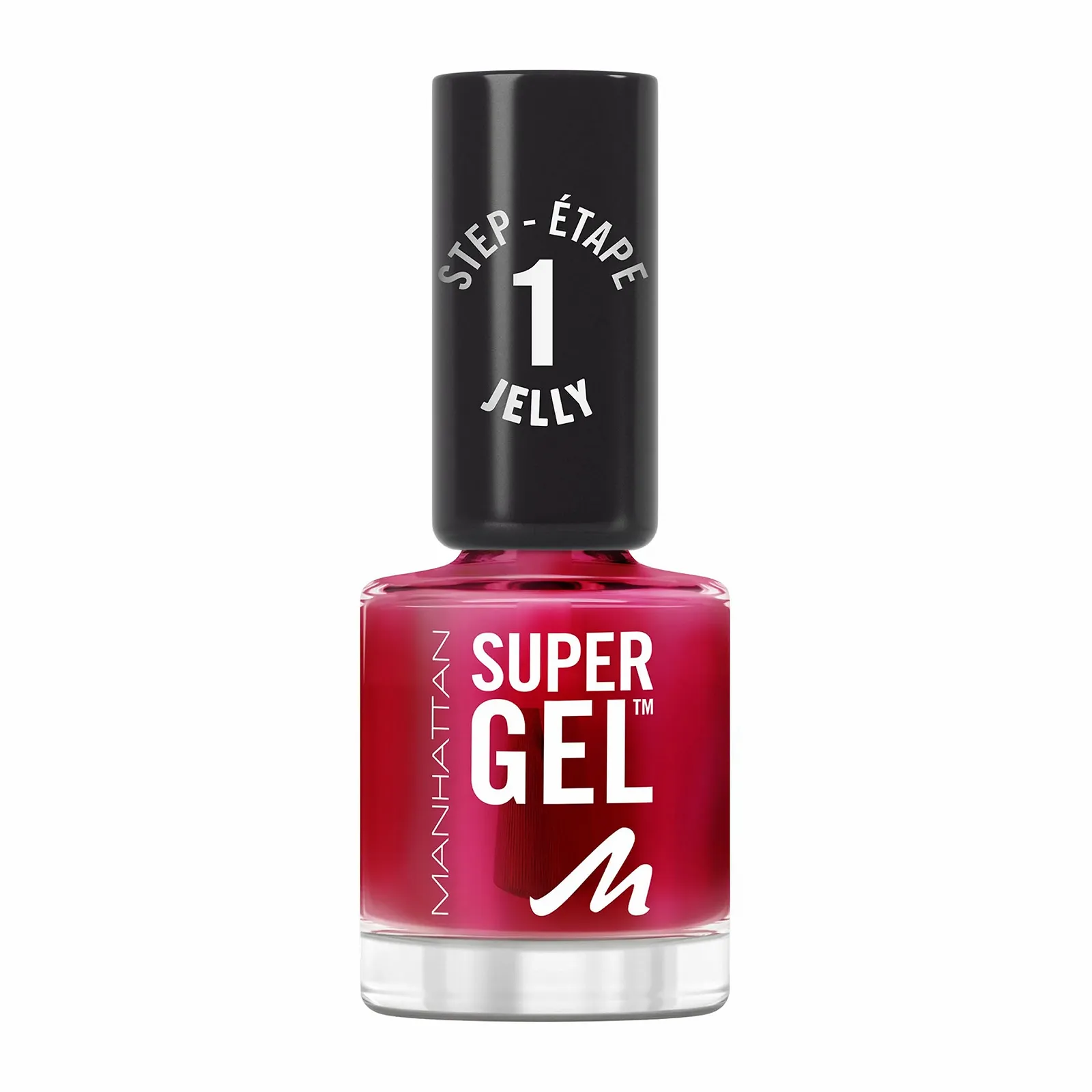 Гель-лак MANHATTAN Super Gel Jelly Gloss 014 Pink To The Berry, 12 мл, фото №1 Гель-лак MANHATTAN Super Gel Jelly Gloss 014 Pink To The Berry, 12 мл, фото №1