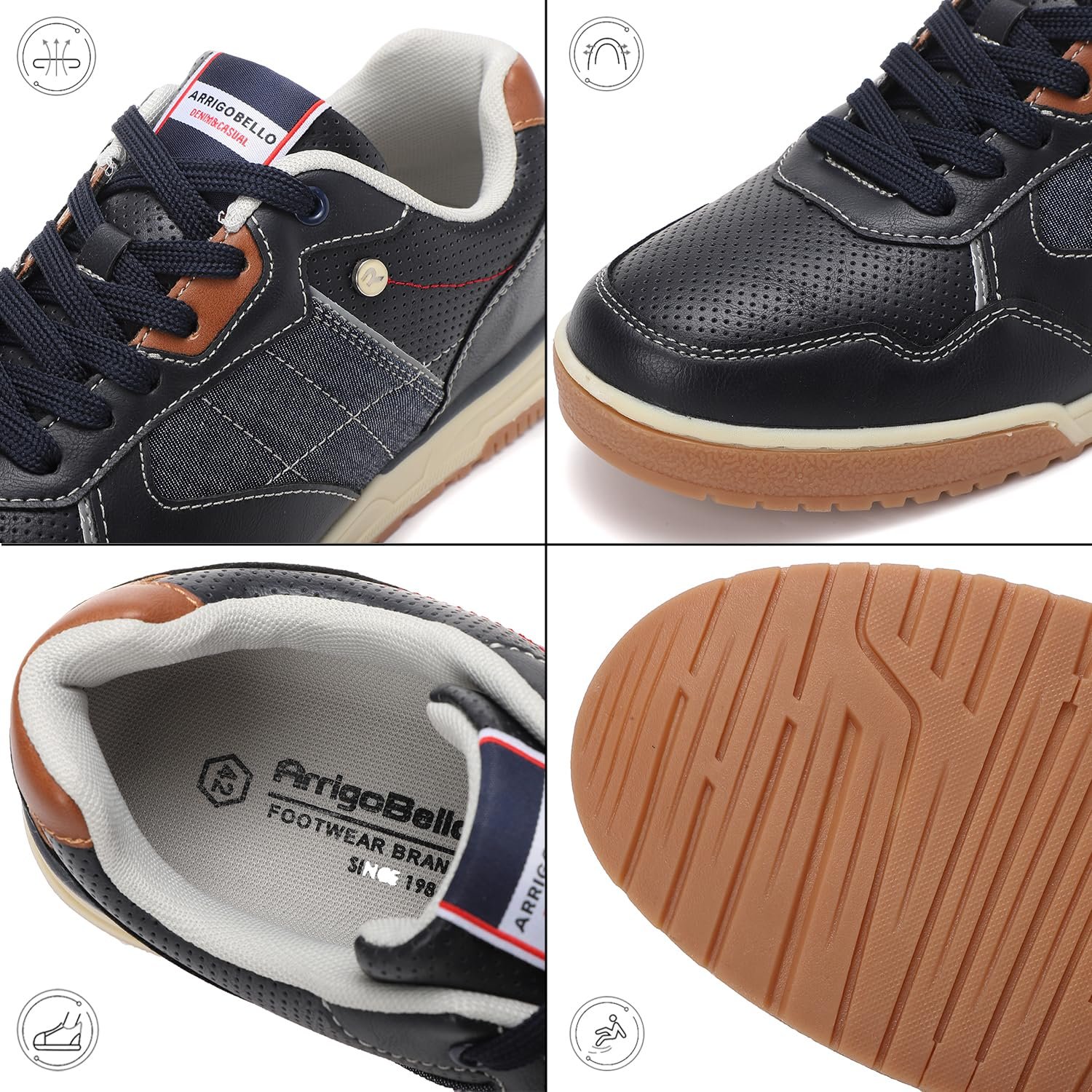 Кросівки ARRIGO BELLO Чоловічі, Повсякденні, Робочі, Легкі, Для ходьби,, фото №4 Кросівки ARRIGO BELLO Чоловічі, Повсякденні, Робочі, Легкі, Для ходьби,, фото №4