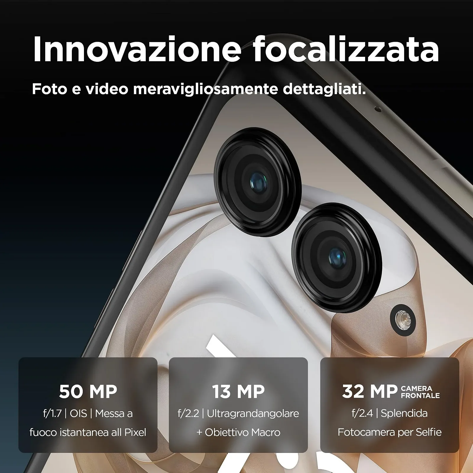 Смартфон Motorola Razr 50 256GB Koala Grey, фото №4 Смартфон Motorola Razr 50 256GB Koala Grey, фото №4