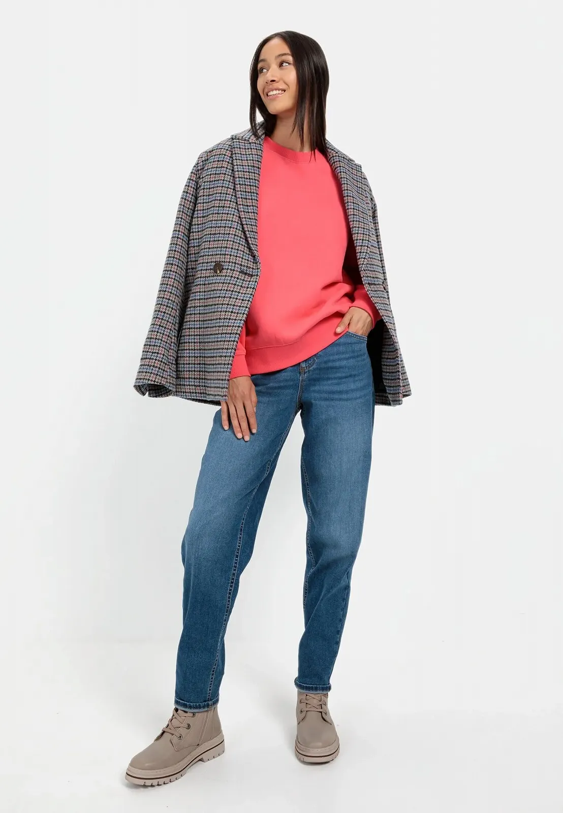 Женский свитшот camel active из чистого хлопка, фото №4