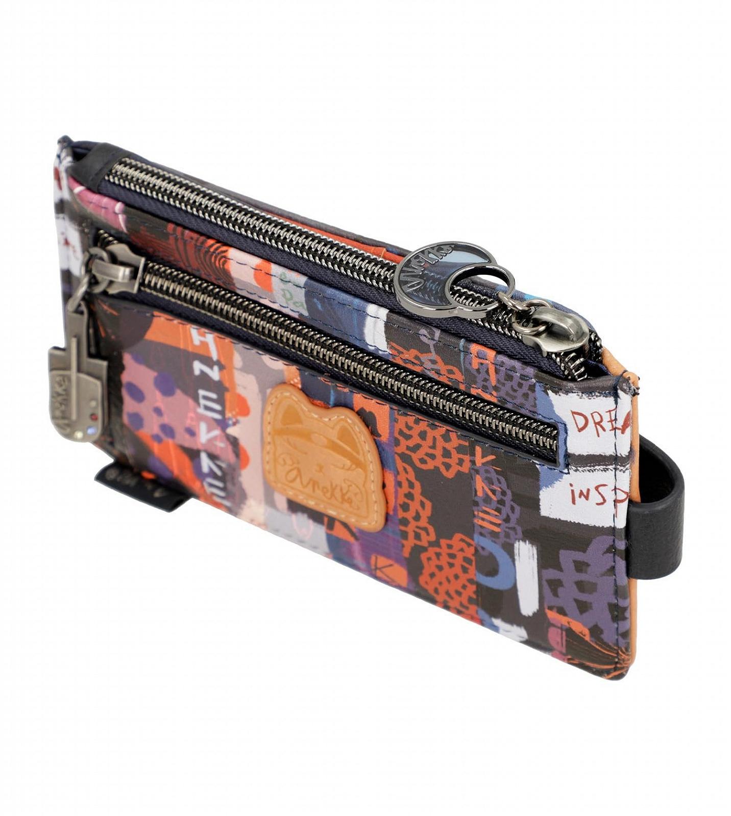 Кошелек Anekke Contemporary Cartoon RFID Protected Faux Leather Разноцветный, фото №5