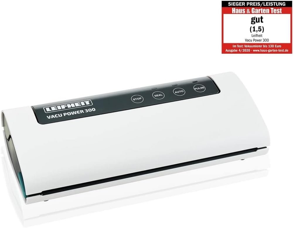Вакуумный упаковщик Leifheit Vacu Power 300, 10 вакуумных пакетов 20 x 30 см, фото №2