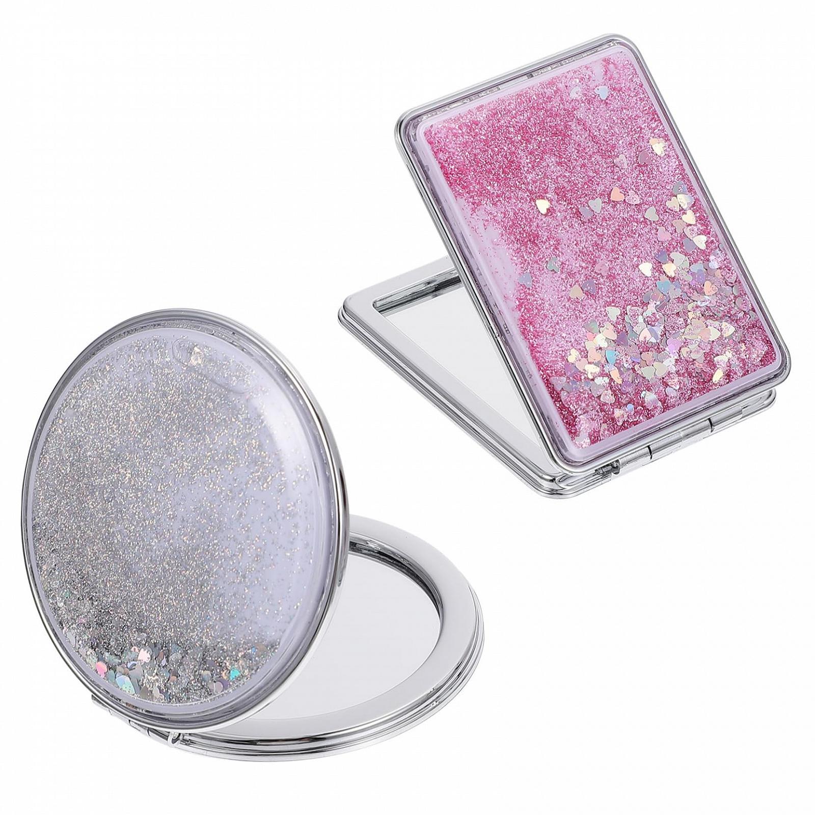Зеркало Angoily 6 STK Schminkspiegel Makeup Mirror Mini-Kosmetikspiegel Двухстороннее, фото №1