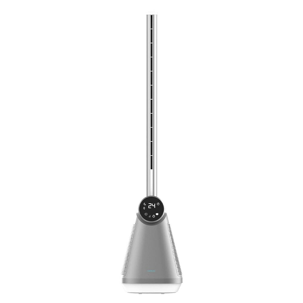 Вентилятор колонный Cecotec EnergySilence 9890 Skyline Bladeless, 100 см, 50 Вт, LED экран, пульт ДУ, 3 скорости, 3 режима, таймер 15 часов, осцилляция 40º, фото №5