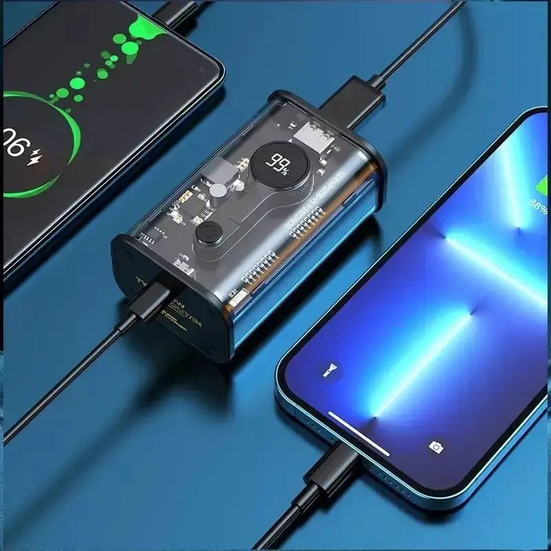 Power Bank 20000 mAh KP-25 (22,5W), Повербанк Портативна зарядка, фото №5 Power Bank 20000 mAh KP-25 (22,5W), Повербанк Портативна зарядка, фото №5