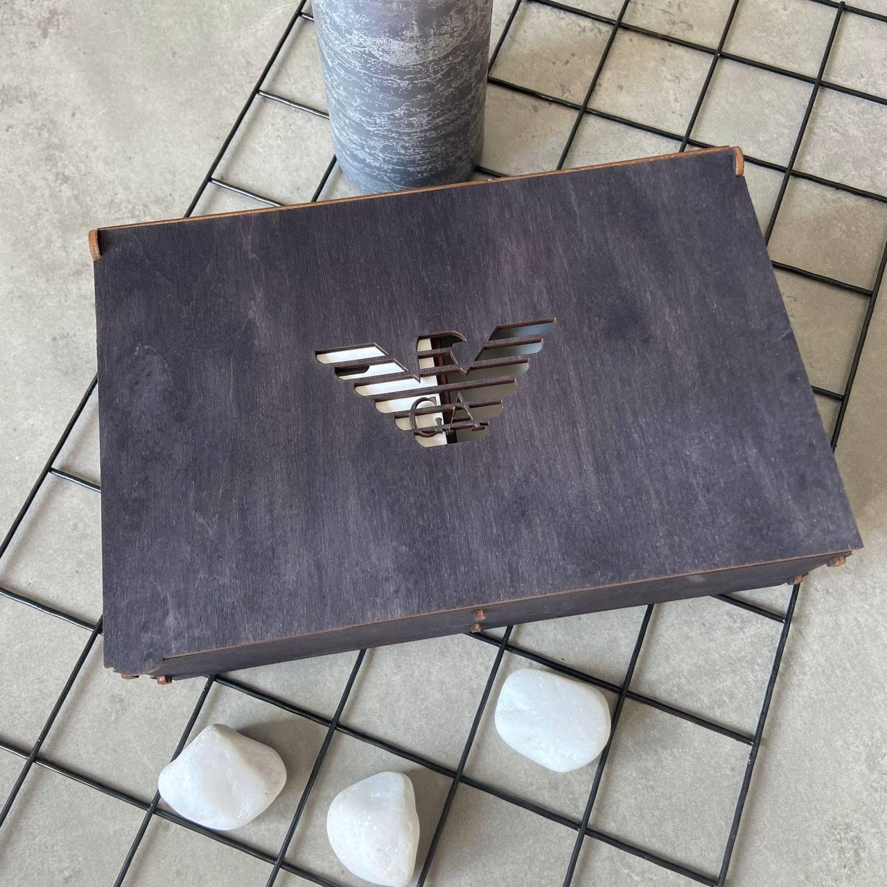 Подарунковий набір брендовий ремінь і гаманець для чоловіка Armani Jeans, фото №5