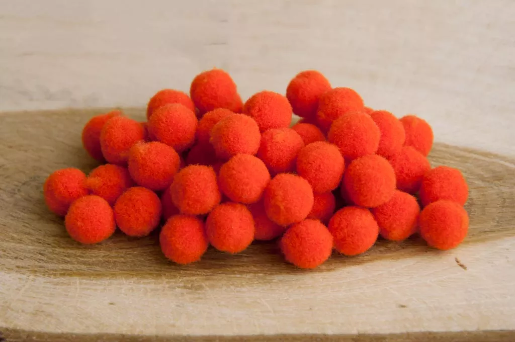 Помпоны для рукоделия Лентомания 10мм бархатные Orange 12 50шт POM10VLR12, фото №1 Помпоны для рукоделия Лентомания 10мм бархатные Orange 12 50шт POM10VLR12, фото №1