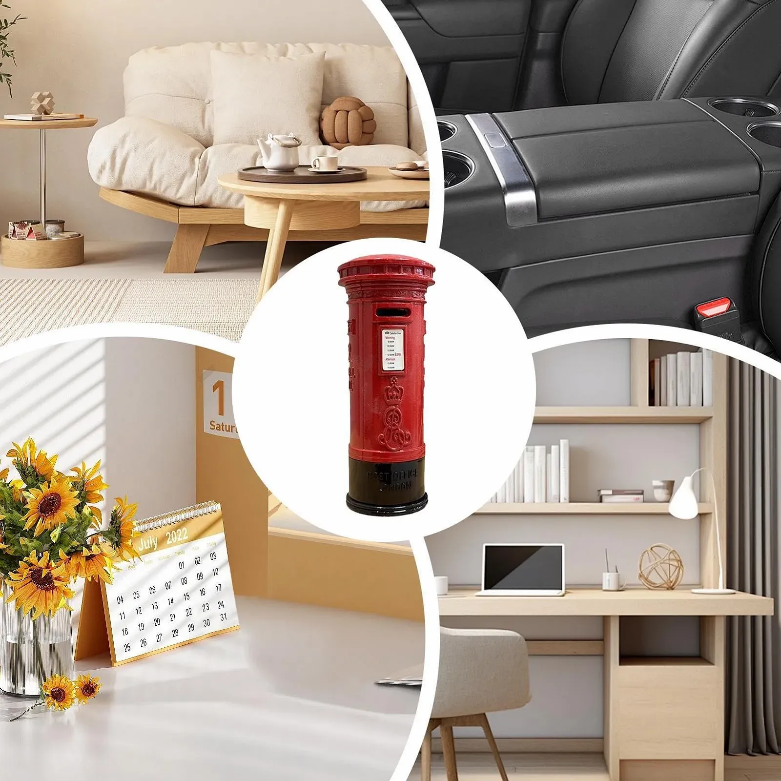 Скарбничка Поштова скринька Ретро Металева, фото №3