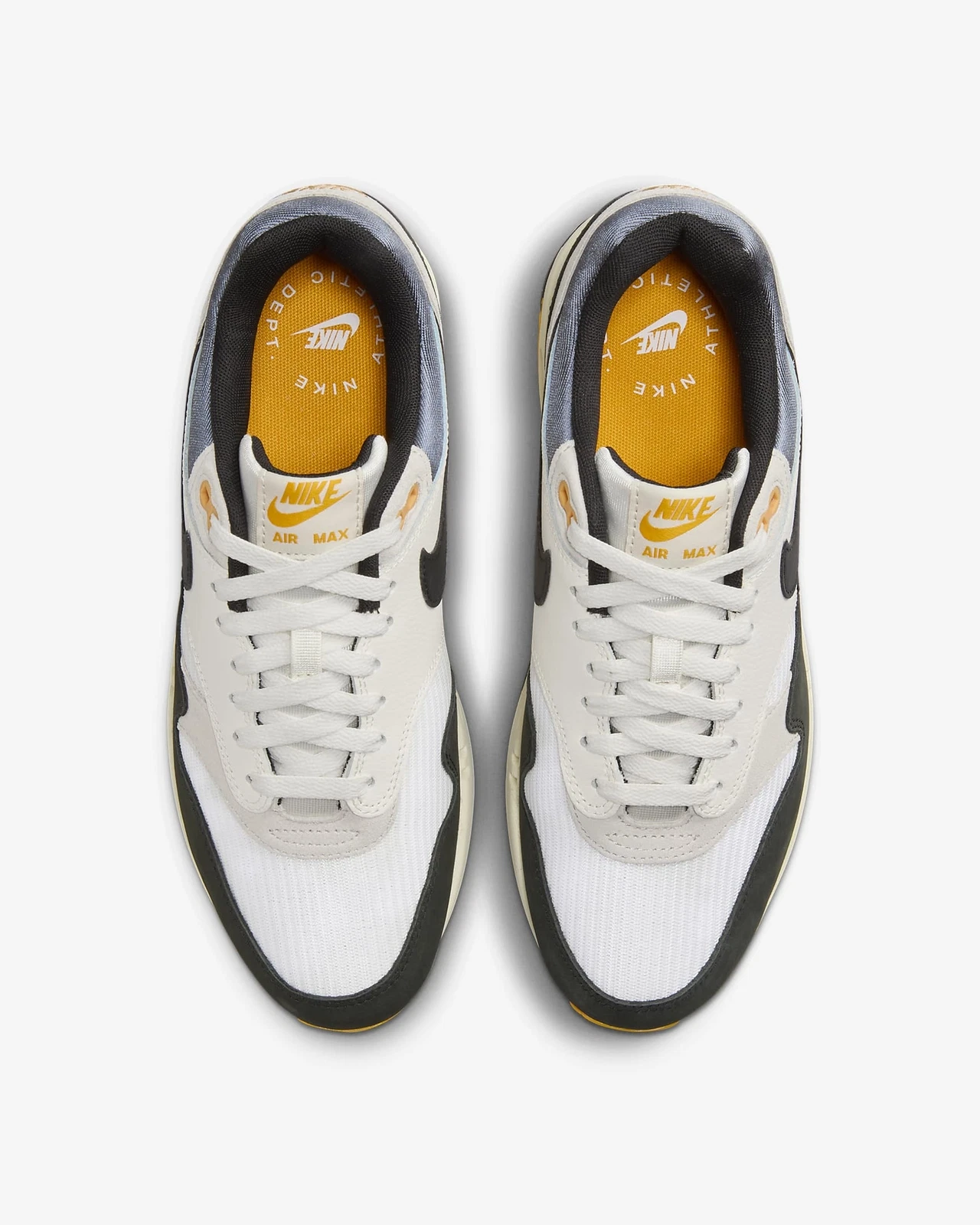Кросівки Nike Air Max 1 White/Black 45, фото №4