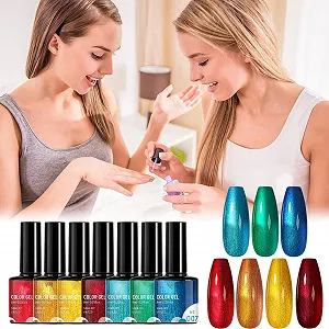 Гель-лак Regenbogen Набор 7 цветов Блестящий synthetic.ua - Фото 1