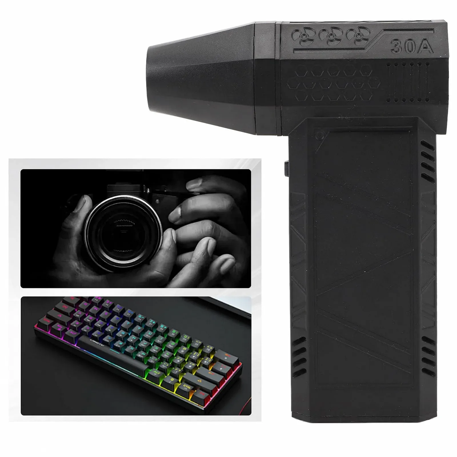 Електричний очищувач повітря 130000 RPM Type C Black, фото №4