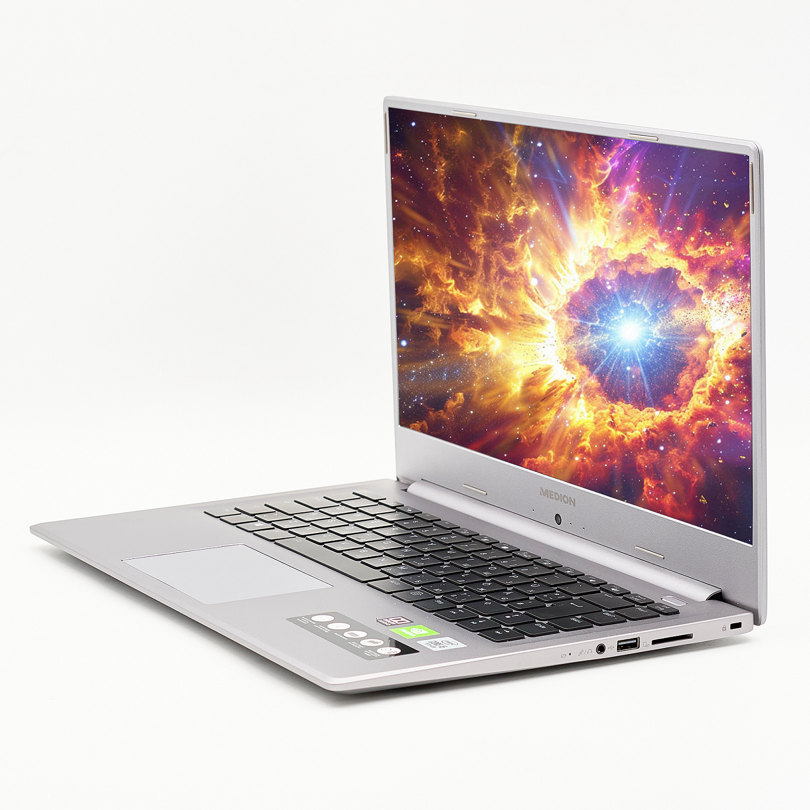 Ноутбук Medion Akoya S15447 Intel Core i5-10210U ОЗУ 32 ГБ SSD 512 ГБ Nvidia GeForce Б/У Win10 Металлический корпус, фото №4