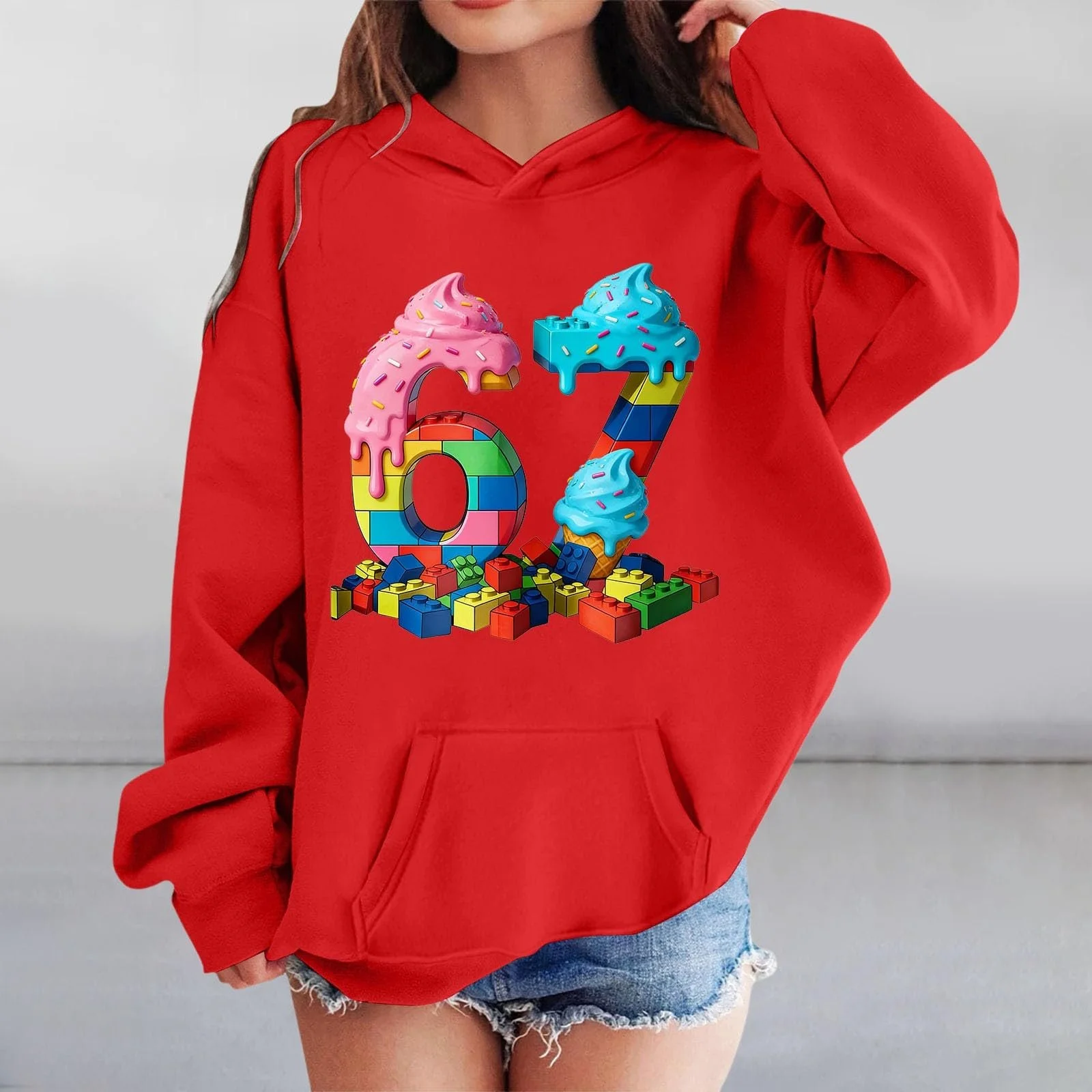 Худі 67-Drucke, для хлопчиків, серія Sweatshirt, модель Jungen, з капюшоном, фото №3