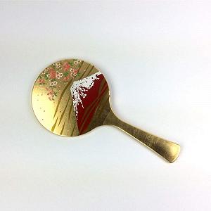 Дзеркало Cocoro Aka Fuji Японське Ручне 26 см Червоне - Фото 1