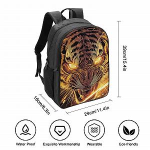Рюкзак Tiger 3D DPEOANEBN для дітей, великий, 40x28x16 см synthetic.ua - Фото 1