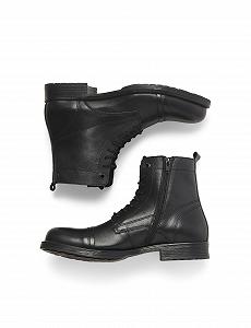 Ботинки кожаные JACK & JONES Jfwshaun Sn Lace-Up synthetic.ua - Фото 1