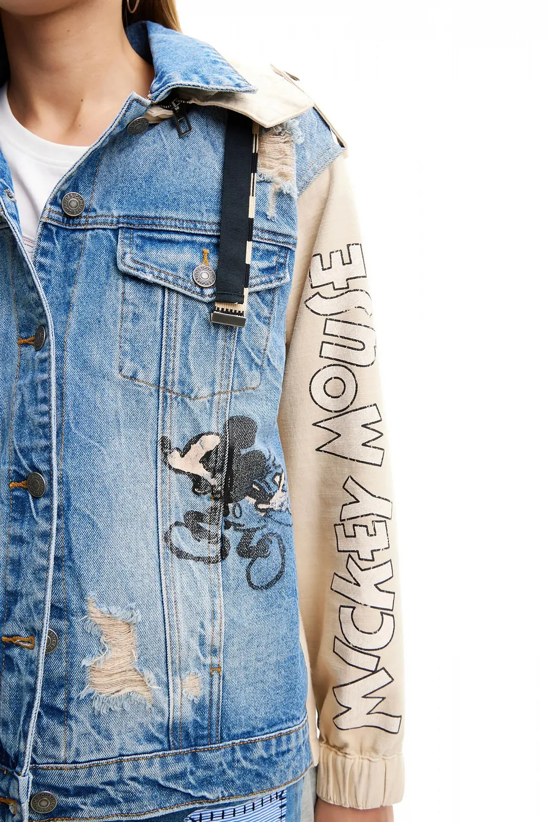 Парка Desigual Mickey Art Woman, фото №5