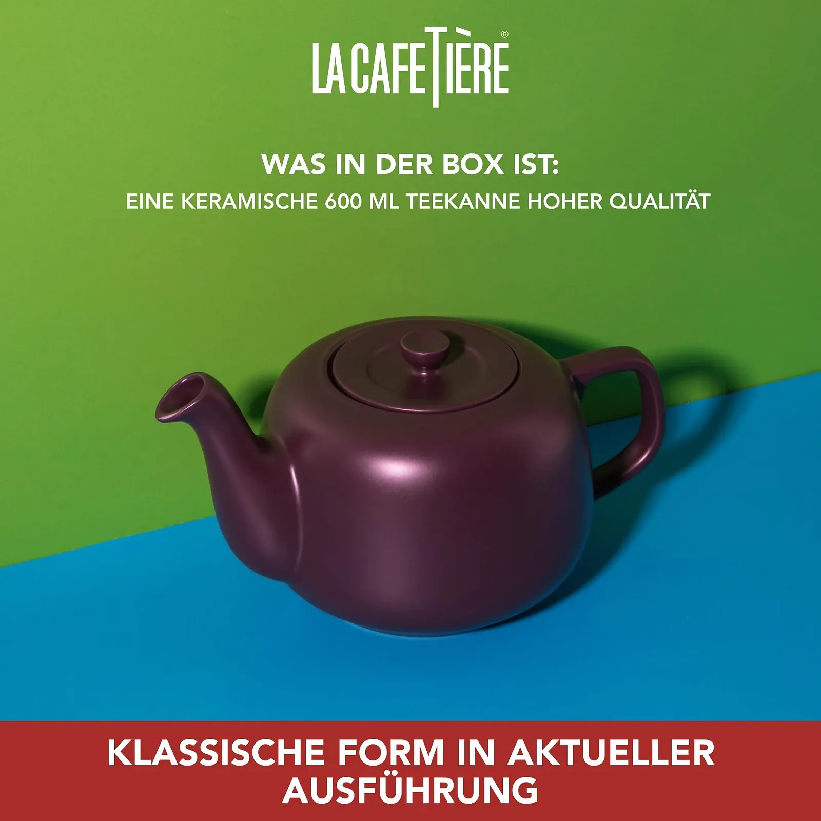 Чайник-заварник La Cafetière Classic Традиционный Фиолетовый 650 мл, фото №3