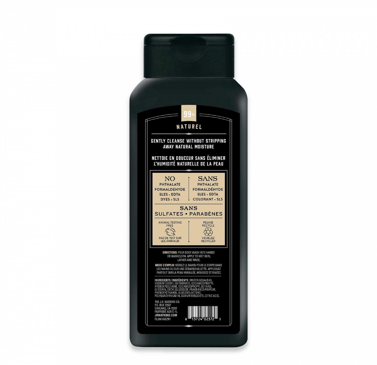 Зволожувальний гель для душу J.R. Watkins Sandalwood Vanilla Aloe and Green Tea 532 мл, фото №2