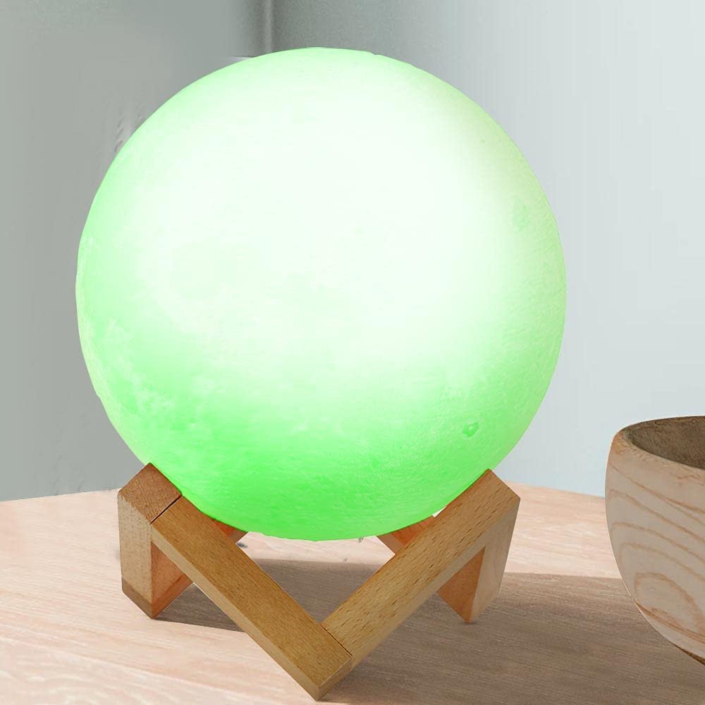 Настільна лампа BAKAJI Moon Shape RGB LED 15 см, фото №6