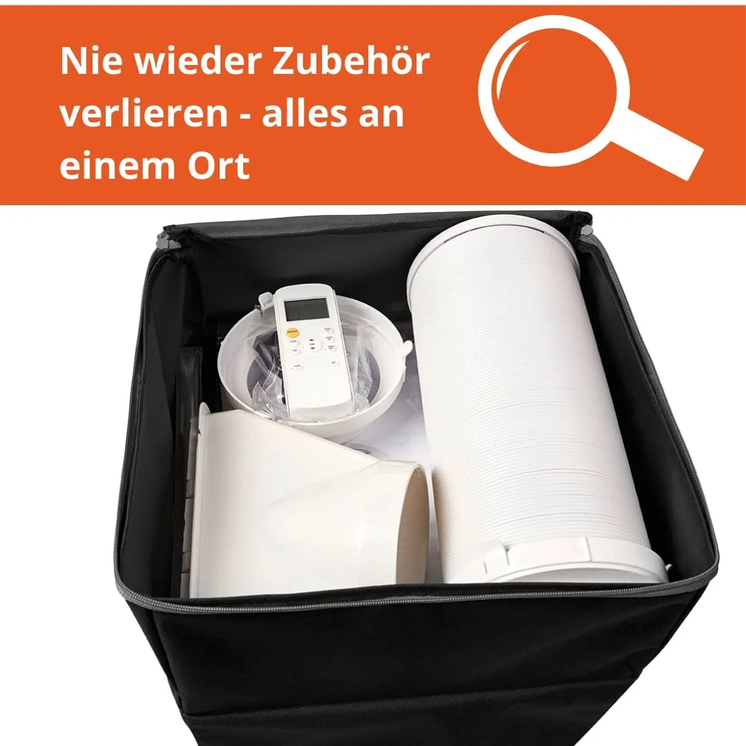 Мобильный кондиционер Climia CMK 2600 3-в-1 Вентилятор Осушитель Экологичный хладагент Защитный чехол, фото №5