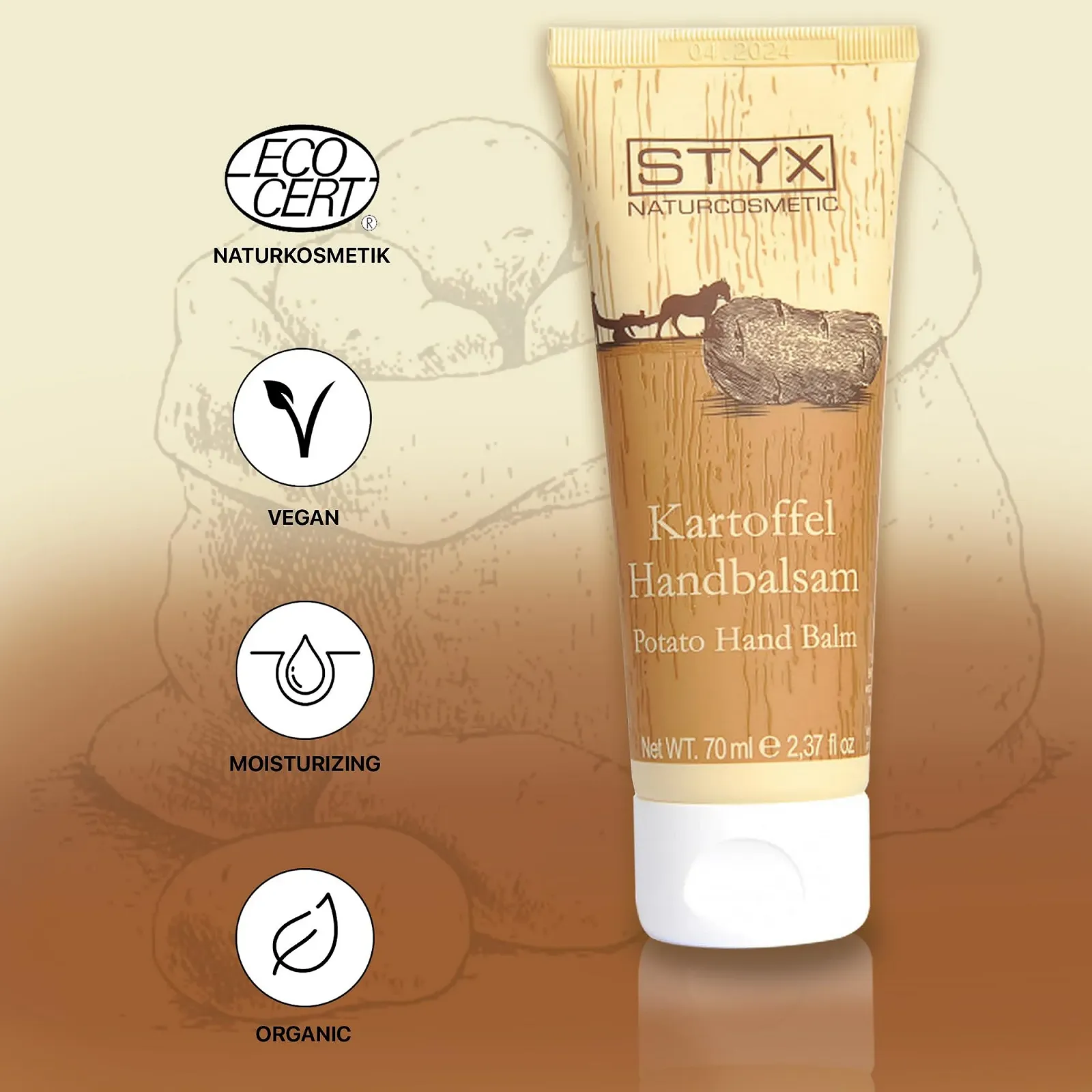 Бальзам для рук STYX Naturcosmetic Картофельный 70 мл, фото №5