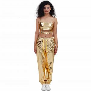 Легінси Жіночі Glitter Galaxy 80s Outfit Space Costume Space Girl Disco Metallic synthetic.ua - Фото 1