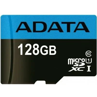 Карта памяти ADATA 128GB microSD class 10 UHS-I A1 Premier (AUSDX128GUICL10A1-RA1), фото №2 Карта памяти ADATA 128GB microSD class 10 UHS-I A1 Premier (AUSDX128GUICL10A1-RA1), фото №2