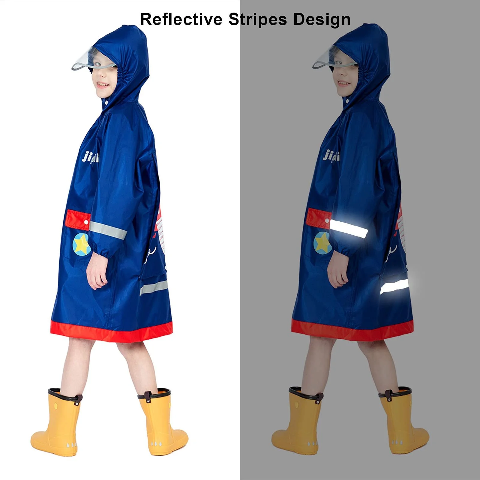 Дитячий дощовик Baogaier для хлопчиків, пончо, фото №3 Дитячий дощовик Baogaier для хлопчиків, пончо, фото №3