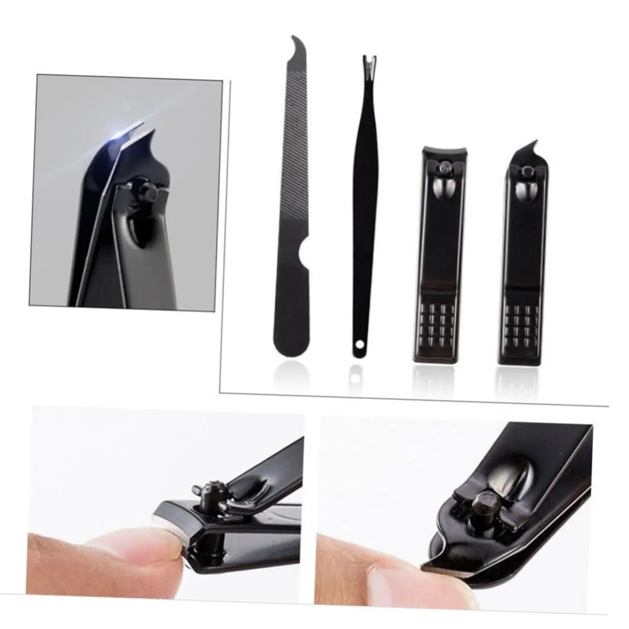 Набор для маникюра и педикюра Healvian 1 Satz, черный, фото №5 Набор для маникюра и педикюра Healvian 1 Satz, черный, фото №5